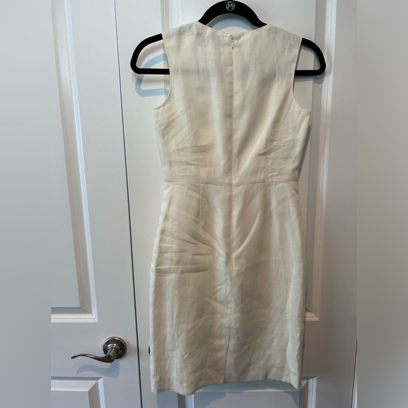 Brooks Brothers 0P Cream Linen Dress - Picture 2 of 3